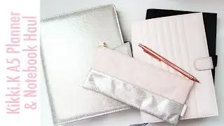 Kikki K A5 planner and notebook haul | Self Blush and She Shines collection