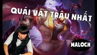 BLV Thanh Tùng mang quái vật trâu nhất Maloch đi đánh rank và cái kết