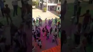 Celebrated holi in oimt damoh 2020