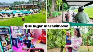 VLOG DE VIAGEM - 3 dias no Hotel Fazenda Vale das Pedras em Jaraguá do Sul / SC