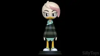 Lena Sabrewing - DuckTales  3D print model for sale