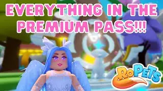 Opening Everything In Season 8 Premium Pass In RoPets!!