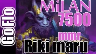 Riki 6.88b MiLAN 7500MMR Dota 2 Pro Gameplay