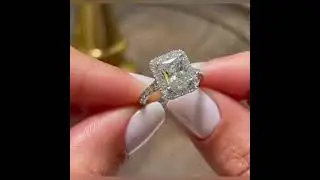 Engagement ring | White stone ring | New collection