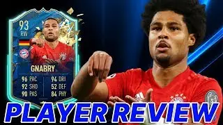 93 TOTSSF SERGE GNABRY PLAYER REVIEW | FIFA 20 ULTIMATE TEAM | IS HE WORTH IT?