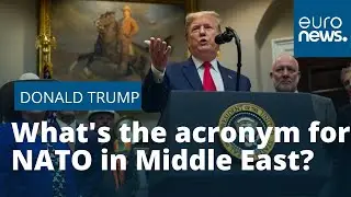 NATOME: Donald Trump's 'beautiful' new acronym for expanding NATO into the Middle East