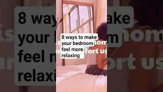 Ways make your bedroom feel more relaxing 😌 #sanctuary #selfcare #decor