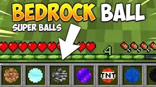 MINECRAFT BUT THERE ARE CUSTOM SUPER BALLS WITH OP ENCHANTMENTS #trending #viralvideo #viralvideo 