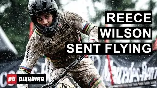 The Jump That Sent Reece Wilson Flying At Les Gets DH World Cup 2021