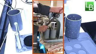 Le prototype d&rsquo;une presse pour fabriquer des b&ucirc;chettes combustibles en papier recycl&eacute;