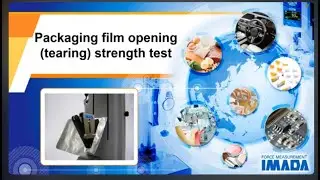 Packaging film opening tearing strength test