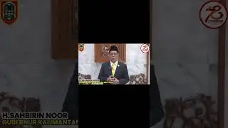 Gubernur Kalsel Dr. H. Sahbirin Noor, S.Sos., M.H.  mengucapkan selamat Hari Bhayangkara ke-78
