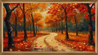 Fall Forest Path 🍁 | Frame TV Art Gallery | Autumn Home D&eacute;cor Inspiration