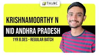 NID TOPPER 2022 | STUDENT TESTIMONIALS | KRISHNAMOORTHY N | NID ANDHRA PRADESH | THINCDES