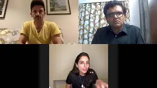 Zainab Abbas live on instagram with Jatin Sapru and Chandresh Narayanan