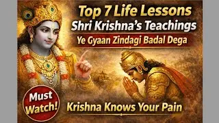 Top 7 Ultimate Life Lessons By Lord Krishna | Shri Krishna Life Changing Teachings 