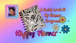 A Quick Peek At My Happy Planner Progress