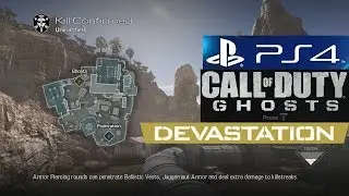CoD Ghosts #Devastation DLC on PS4! (Unearthed Map)