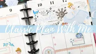 PLAN WITH ME | CLASSIC HAPPY PLANNER | Cinderella & Snow Flakes | December 7-13, 2020