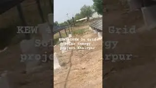 400KW on Grid industrial Project Khairpur #KEW #GreenMeter #SolarEnergy#RenewableEnergy #highlight