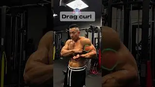 Bicep peak ( drag curl ) #workout #biceps #fitness