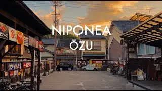 [4K] Ōzu - Walking Tour (Ehime, Japan) - On a Calming Sunset time  [4K Ultra HD/60fps]