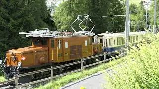 RhB Zug 2131 Erlebniszug Luxury & Style Alpine Classic Pullman mit 415, 01-08-25 Berg&uuml;n