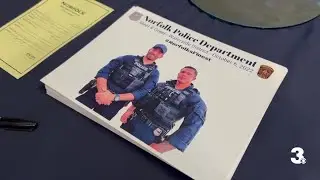 Viral Norfolk police officers host meet and greet