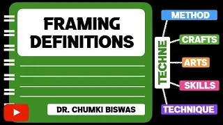 How to Frame a Definition? - A Course on Technical Writing