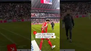 Luis D&iacute;az debuta en el Bayern 🇩🇪 en un partido amistoso vs el Lyon 🇫🇷  #bayern #futbol