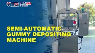Semi Automatic Gummy Candy Depositing Machine Gummy Depositor Servo Gummy Depositor