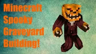 Happy October!  Building A Spooky Graveyard || C-Team Minecraft!