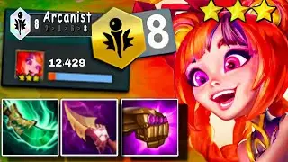+12K Magic Damg Zoe 3 star 8 arcanist tft set 11