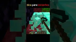 Dicas para iniciantes no Minecraft #minecraft #minecraftmemes #minecraftshorts