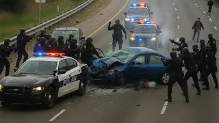 MOST BRUTAL Police Chases Caught on Dashcam You Wouldn't Believe If Not Filmed - Part 2