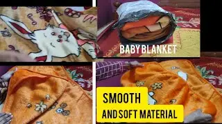 Baby blanket reviews// Comfortable for new born baby// winter best blankets💯😇 pack of  2 🎉🤩