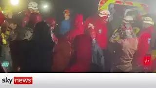 Injured man rescued from Welsh cave after being trapped for two days