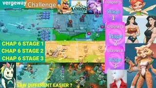 vergeway chapter 6 stage 1 - 2 -3 - Lords Mobile easy Guide