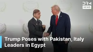 WATCH: Trump Meets Shehbaz Sharif & Italy PM Meloni at Gaza Peace Summit | AC1G