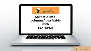 Excel 365 Tip - Split text with delimiter into columns or rows and even table with TEXTSPLIT
