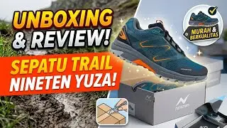 Unboxing dan review sepatu trail run nineten yuza  #trailrun #910 #910yuza 