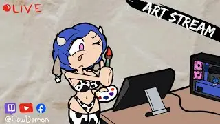 Poppin' Off Late Night Coms | Art Stream 03/22