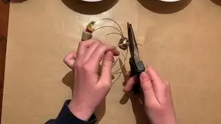 Beaded Swirl- DIY bird toy-Girl Scout Silver Award