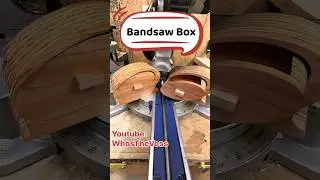 Quick Bandsaw Box Build. #woodworking #bandsaw #makemoneywoodworking
