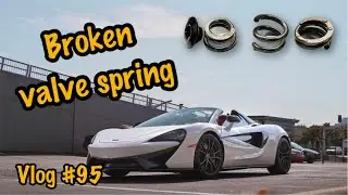 McLaren Valve Spring Broke in Three Pieces , Mega3 performance killed Aventador SVJ. Vlog #95