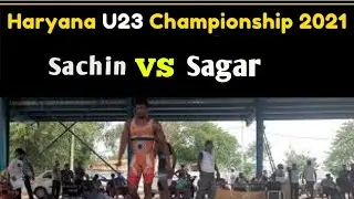 (GR 72KG): Sachin Sonipat Vs Sagar Rewari Haryana State U23 Wrestling Championship 2021, Badhra