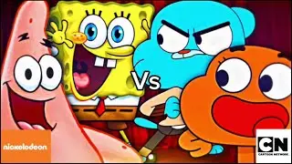 SpongeBob and Patrick vs Gumball and Darwin