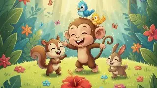 Shararti Bandar Poem | शरारती बंदर कविता | Kids  Poem & Nursery rhymes |  Kids Rhyme in Hindi