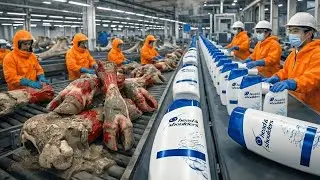 Inside the Shampoo Factory: How COW HOOVES Become Your Hair Product (Full Process)