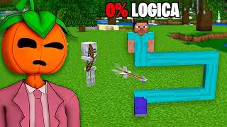 MINECRAFT CON 0% DE LOGICA 🤨🤨